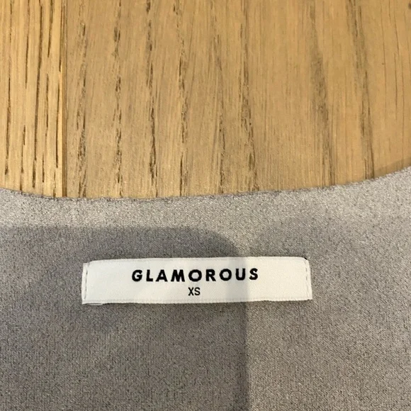 GLAMOROUS Suede Top - Picture 3 of 3